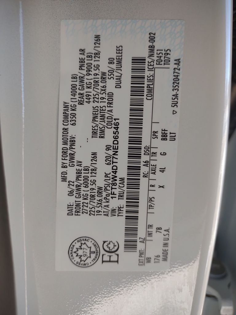 2022 Ford F-450SD Platinum DRW