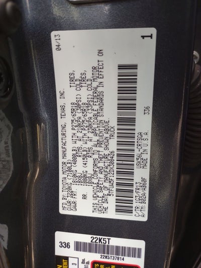2013 Toyota Tundra Grade