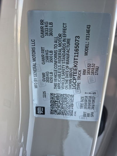 2026 Chevrolet Colorado Trail Boss