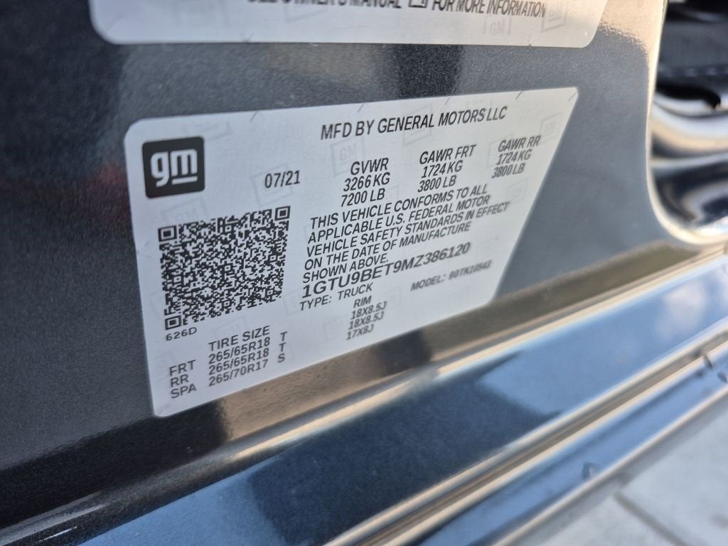 2021 GMC Sierra 1500 SLE