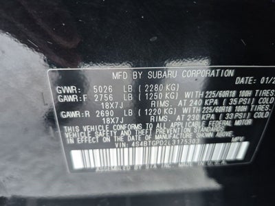 2020 Subaru Outback Touring XT